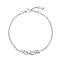 Pulsera Pandora plata Corazones Sin Fin Brillantes 591162C01 | Joye...