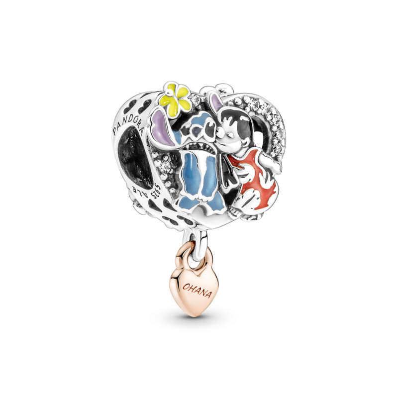 Charm Pandora plata de Ohana Lilo & Stitch de Disney 781682C01 | Jo...