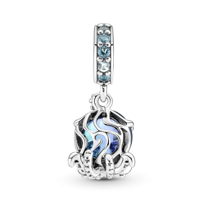 Charm Pandora Colgante plata Pulpo Cristal de Murano 791694C01 | Jo... 2