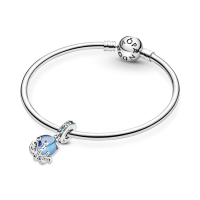 Charm Pandora Colgante plata Pulpo Cristal de Murano 791694C01 | Jo...