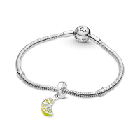 Charm Pandora Colgante plata Rodaja de Limón Brillante 791696C01 | ...