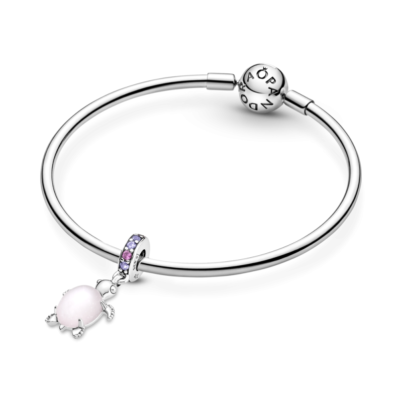 Charm Colgante Pandora plata Tortuga Marina Murano Rosa 798939C02 |...