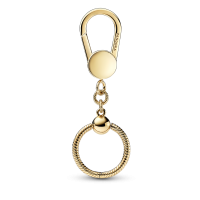 Colgante bolso Pandora para charms pequeño Pandora Moments dorado 3...