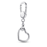Colgante Pandora de bolso para charms pequeño Pandora Moments plata...