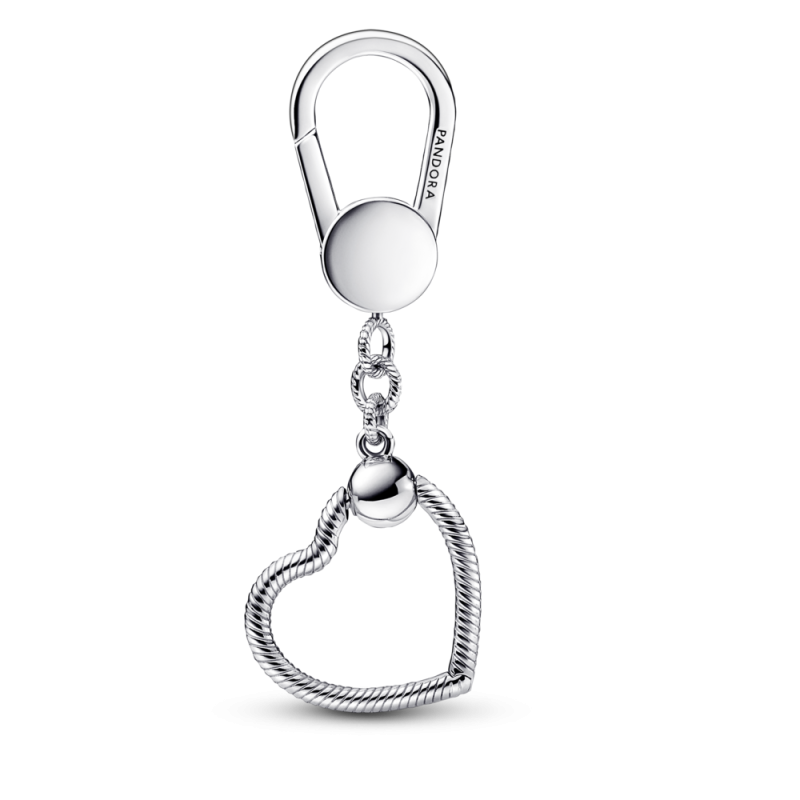 Colgante Pandora de bolso para charms pequeño Pandora Moments plata...