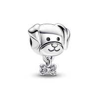 Charm Pandora plata Mascota Perro & Hueso 792254C01 | Joyería River
