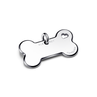 Chapa para Collar de Mascota acero Hueso de Perro Grabable 312269C0...