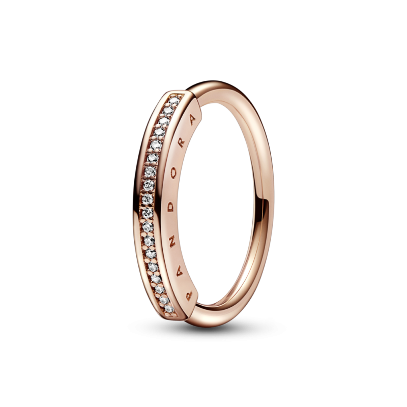 Anillo Pandora Signature I-D Pavé 182283C01 | Joyería River