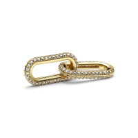 Link Doble Dorado en Pavé Pandora ME 769660C01 | Joyería River