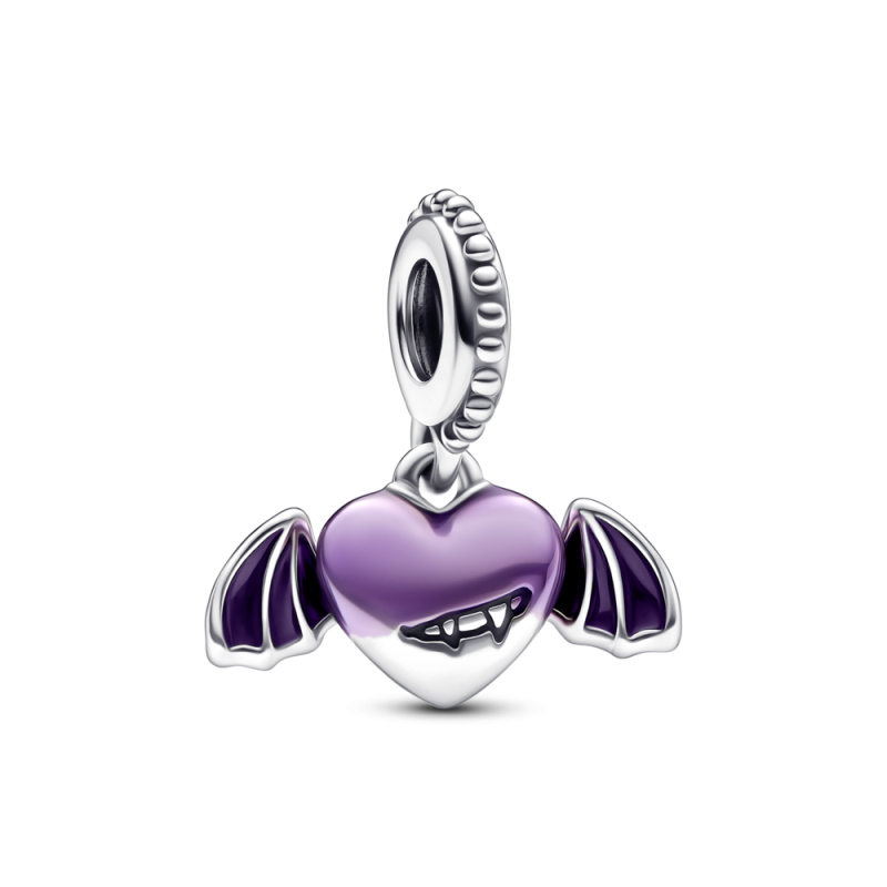 Charm Colgante Pandora plata Corazón de Vampiro con Alas 792290C01 ...