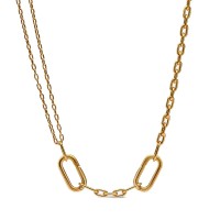 Collar de Eslabones Doble Dorado Pandora ME 362303C00 | Joyería River