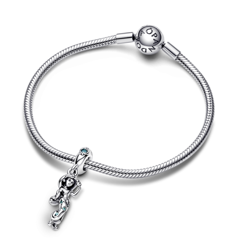 Charm Colgante plata Princesa Jasmine Aladdín Disney x Pandora 7923...
