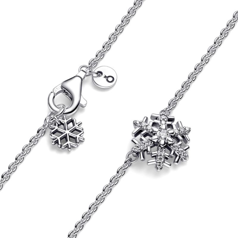 Collar plata Copo de Nieve Brillante 392371C01 | Joyería River