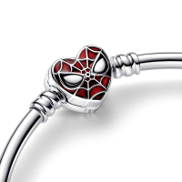 Pulsera Pandora plata cierre de Máscara Spider-Man de Marvel 592324...