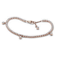 Pulsera Pandora Tenis rosa Gotas Brillantes 582401C01 | Joyería River