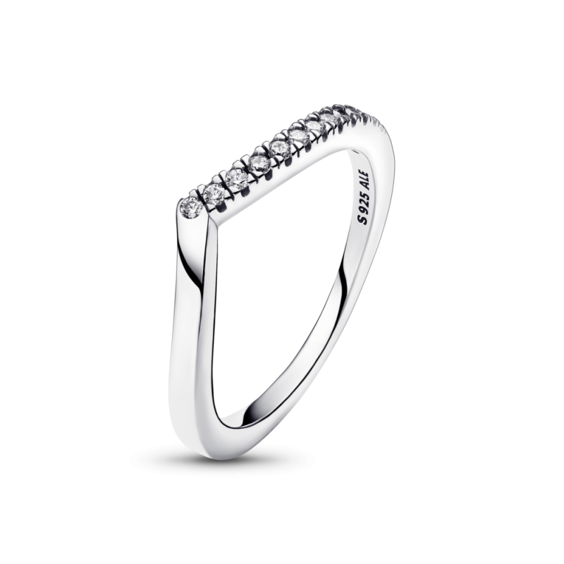 Anillo Pandora plata Deseo Mitad Brillante 192394C01 | Joyería River