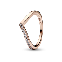 Anillo Pandora rosa Deseo Mitad Brillante 182394C01 | Joyería River