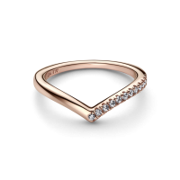 Anillo Pandora rosa Deseo Mitad Brillante 182394C01 | Joyería River
