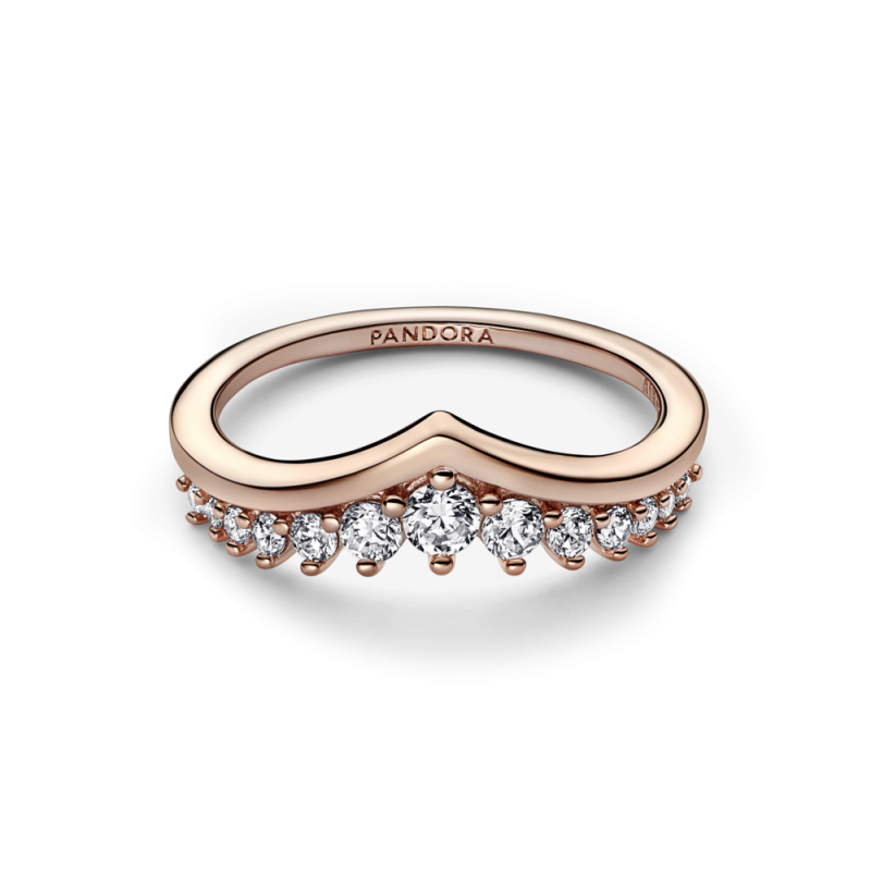Anillo Pandora rosa Deseo Pavé Flotante 182320C01 | Joyería River