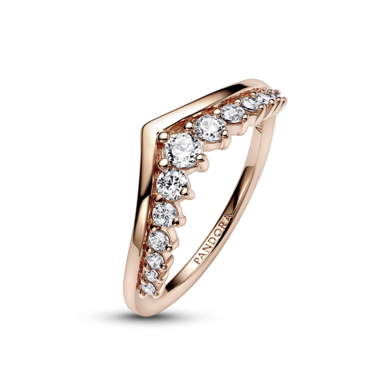 Anillo Pandora rosa Deseo Pavé Flotante 182320C01 | Joyería River