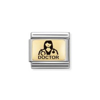 Link Acero y Oro Doctora 030166 15 | Joyería River