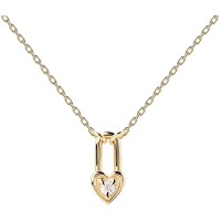 Colgante Pdpaola Heart Padlock Gold CO01-510-U | Joyería River