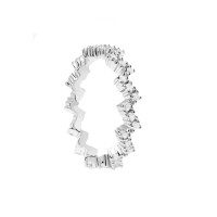 Anillo Pdpaola The Zipper Silver AN02-685 | Joyería River