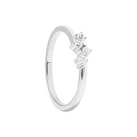 Anillo Pdpaola Quatre Silver AN02-871 | Joyería River