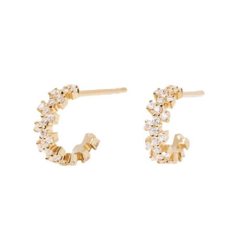 Pendientes Pdpaola Little Crown Gold AR01-578-U | Joyería River