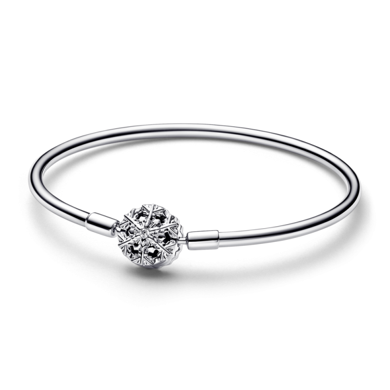 Pulsera Pandora Rigida Copo de Nieve Brillante 592286C01 | Joyería ...