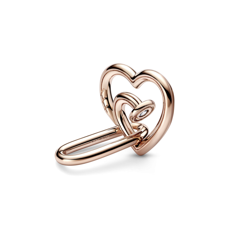 Link Doble Pandora ME rosa Corazón Clavado 782530C01 | Joyería River