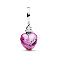 Charm Pandora Colgante Murano plata Corazón Poción de Amor 792509C0...
