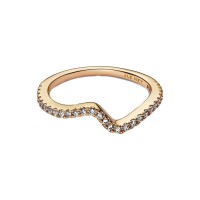 Anillo Pandora Dorado Ola Brillante 162539C01 | Joyería River