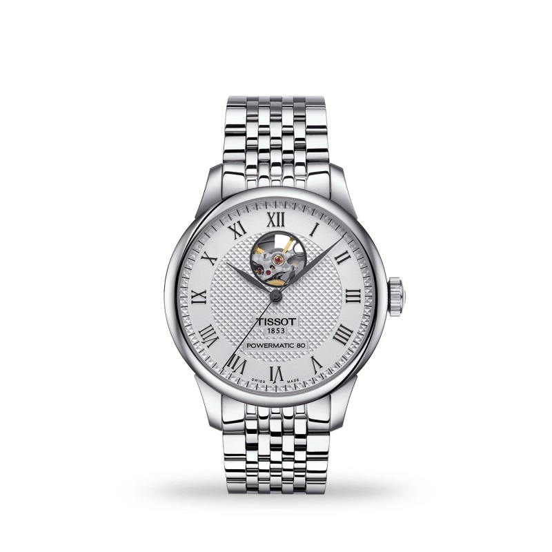 TISSOT LE LOCLE POWERMATIC 80 OPEN HEART T0064071103302 | Joyería R...