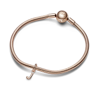 Charm Pandora Colgante rosa Alfabeto Letra Minúscula J 782465C01 | ...