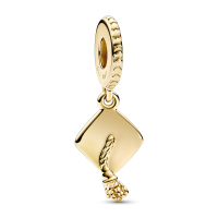 Charm Pandora Colgante dorado Birrete Graduación 761892C00 | Joyerí...