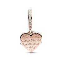 Charm Pandora Colgante rosa Corazón & Mamá 789402C01 | Joyería River Charm Pandora Colgante rosa Corazón & Mamá 789402C01 | Joyería River