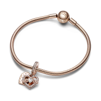 Charm Pandora Colgante rosa Corazón & Mamá 789402C01 | Joyería River Charm Pandora Colgante rosa Corazón & Mamá 789402C01 | Joyería River