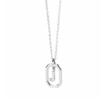 Colgante Letra "J" Mini Plata CO02-521-U