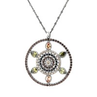 Colgante Raive Redondo con Circonitas y Espinelas C843