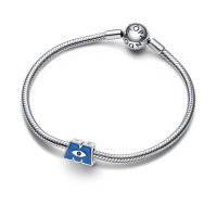 Charm Pandora Logo Esmalte Azul Monsters 792753C01
