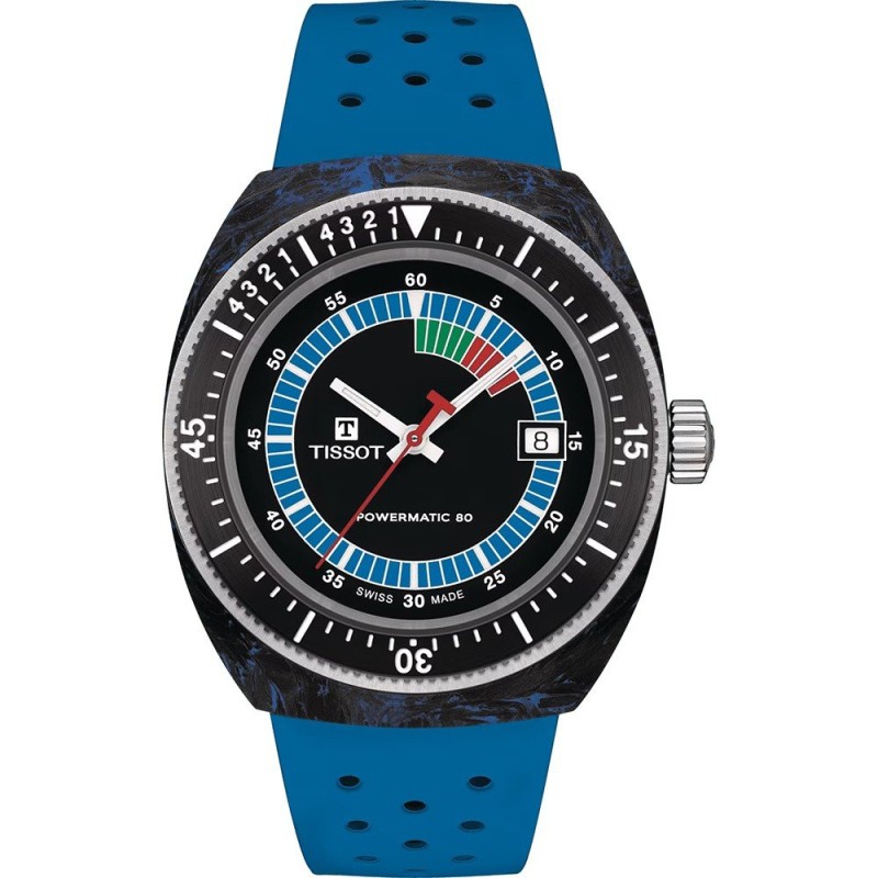 Reloj Tissot Sideral Powermatic 80 Azul T1454079705701
