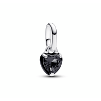 Mini Colgante Pandora ME plata Chakra Corazón Negro 793042C01
