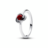 Anillo Pandora Círculo Eternity Rojo 192993C01