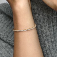 Pulsera Pandora Tenis Brillante Dorada 561469C01