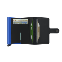 Secrid Miniwallet Matte Black & Blue