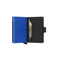 Secrid Miniwallet Matte Black & Blue