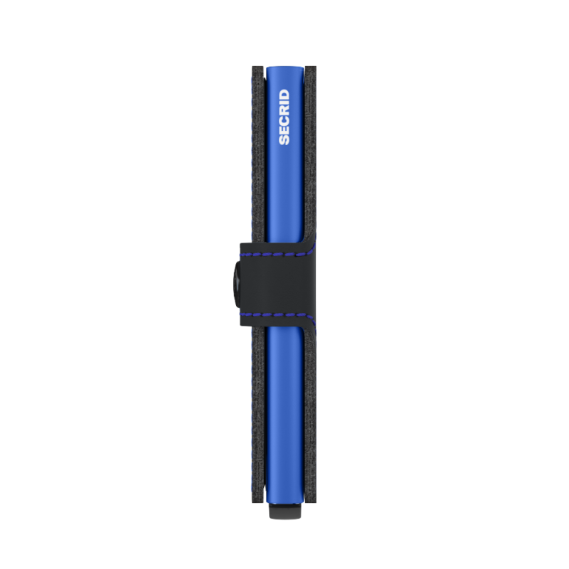 Secrid Miniwallet Matte Black & Blue