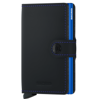 Secrid Miniwallet Matte Black & Blue