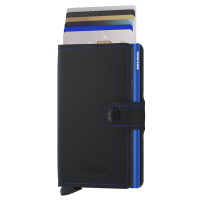 Secrid Miniwallet Matte Black & Blue